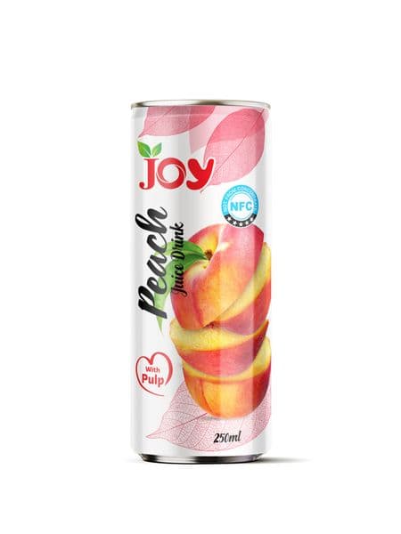 JOY Peach Juice Drink with Pulp 250 mL