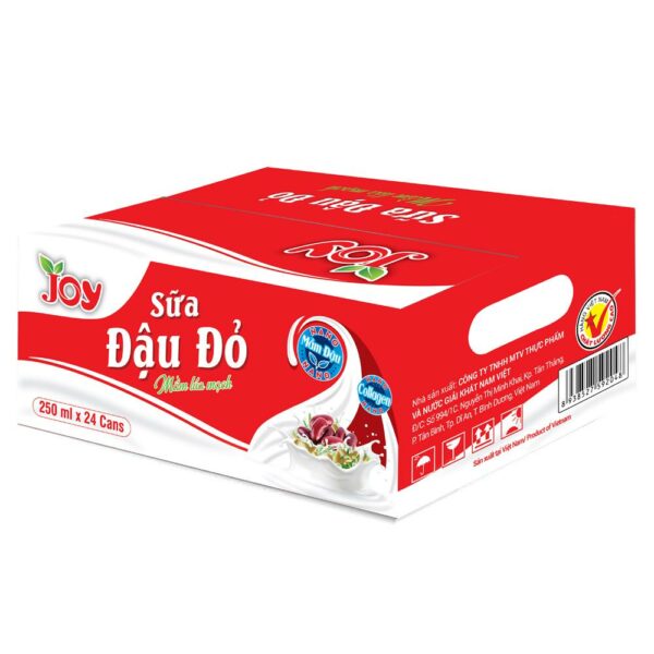 Thùng sữa đậu đỏ JOY