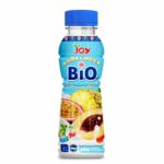 JOY Brand BIO Crushed Fruit Yogurt Peach - 325ml Bottle