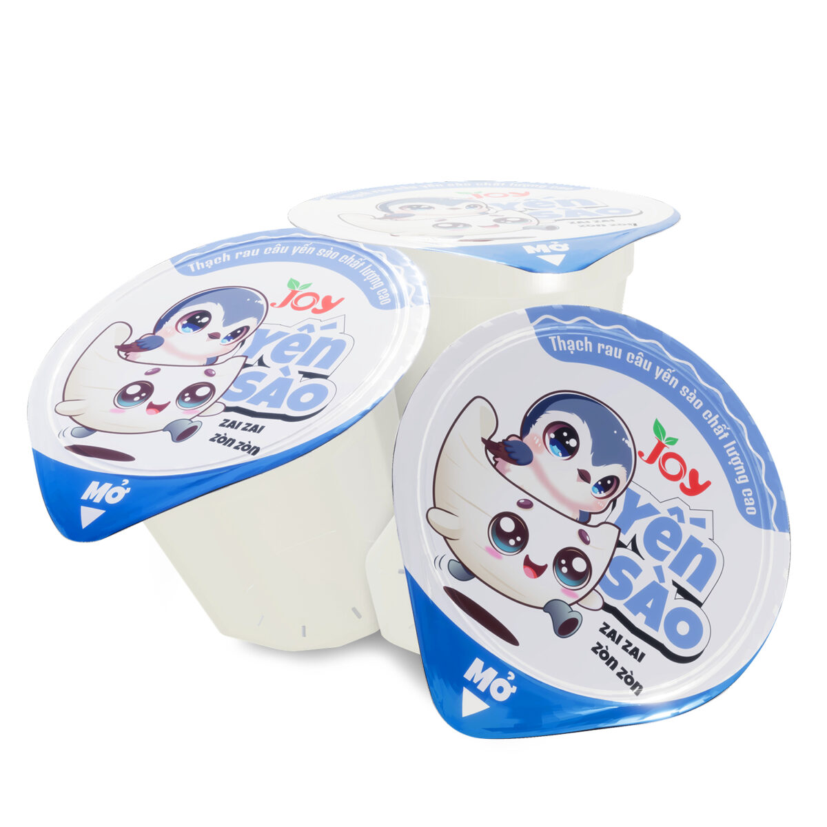 Thạch Rau Câu Yến Sào JOY (25 cốc/túi, 425g) - Ảnh 1