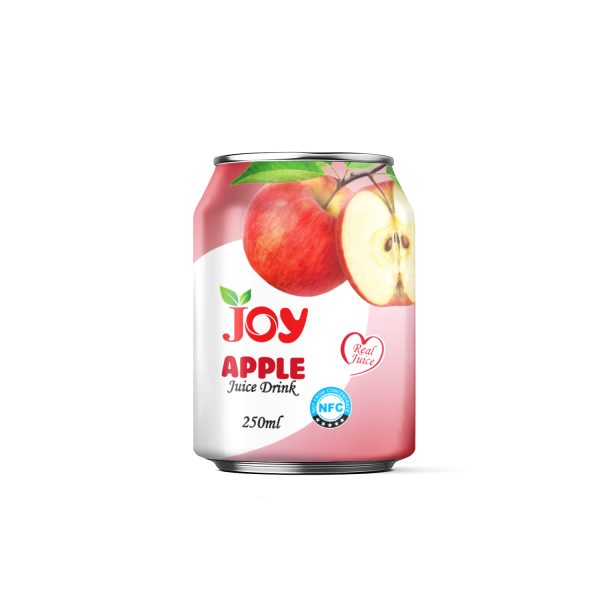 JOY Apple Juice Drink 250ml Can - NFC Real Fruit Juice