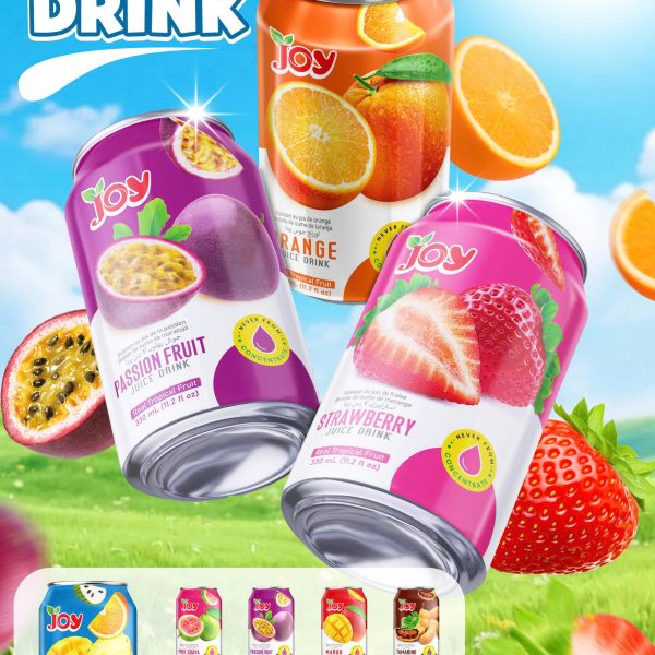 JOY All Tropical Drink Flavor 330ml | Premium Real NFC Juice