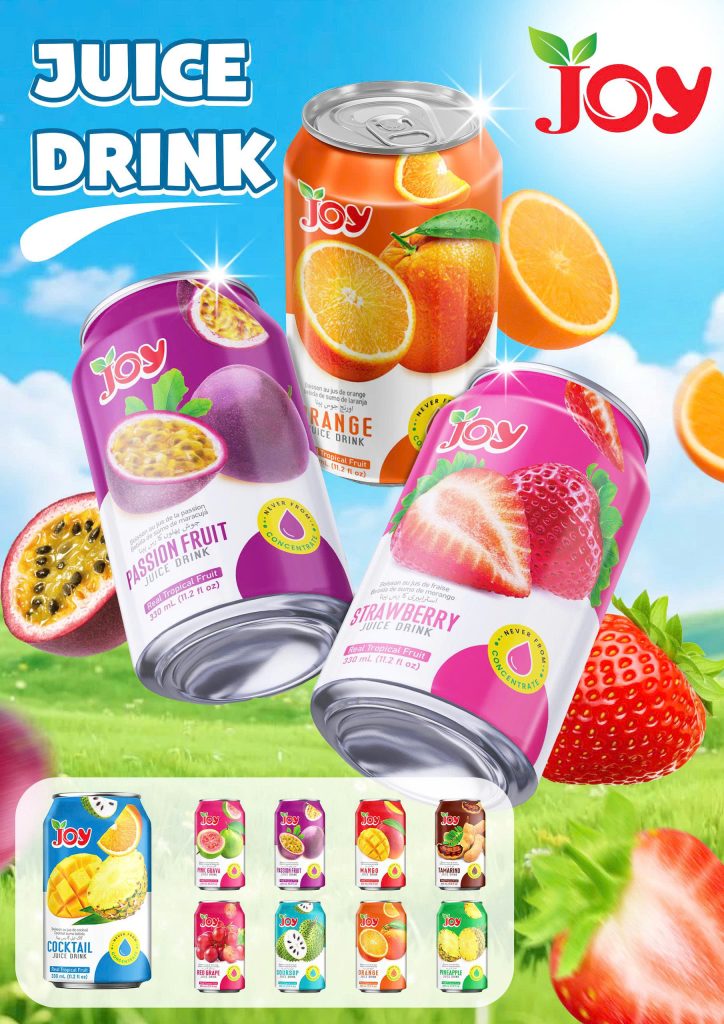 JOY All Tropical Drink Flavor 330ml | Premium Real NFC Juice