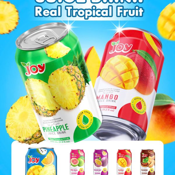 JOY Tropical Flavor Juice Drink 330ml | Premium Real NFC Juice