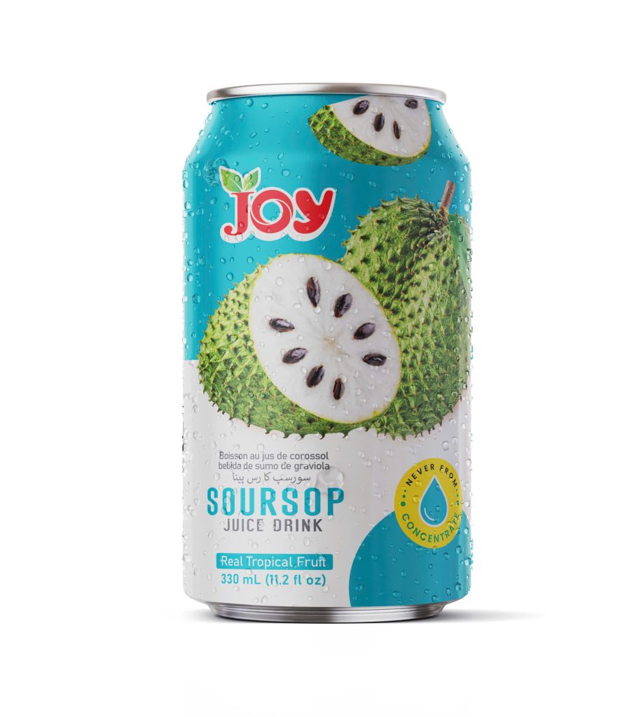 JOY Soursop Juice Drink 330ml | Premium Real NFC Juice