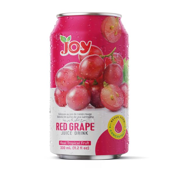 JOY Red Grape Juice Drink 330ml | Premium Real NFC Juice