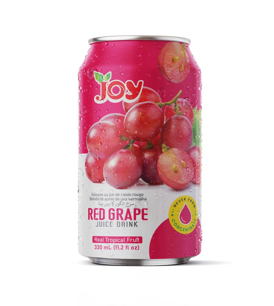 JOY Red Grape Juice Drink 330ml | Premium Real NFC Juice