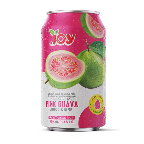 JOY Pink Guava Juice Drink 330ml | Premium Real NFC Juice
