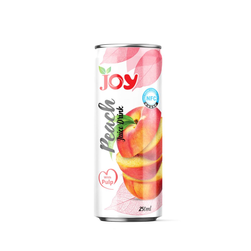 JOY Peach Juice Drink 250ml | Premium Real NFC Juice