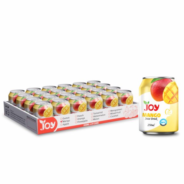 JOY Mango Juice Drink 250ml | Premium Real NFC Juice - 24 CANS TRAY