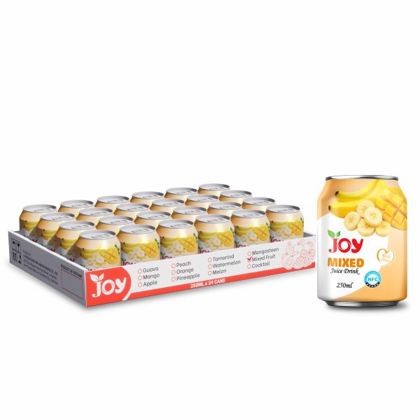 JOY Mixed Juice Drink 250ml | Premium Real NFC Juice - 24 CANS TRAY