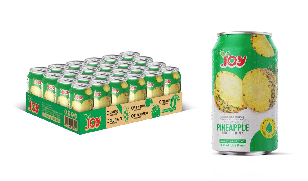 JOY Pineapple Juice Drink 330ml | Authentic NFC Juice