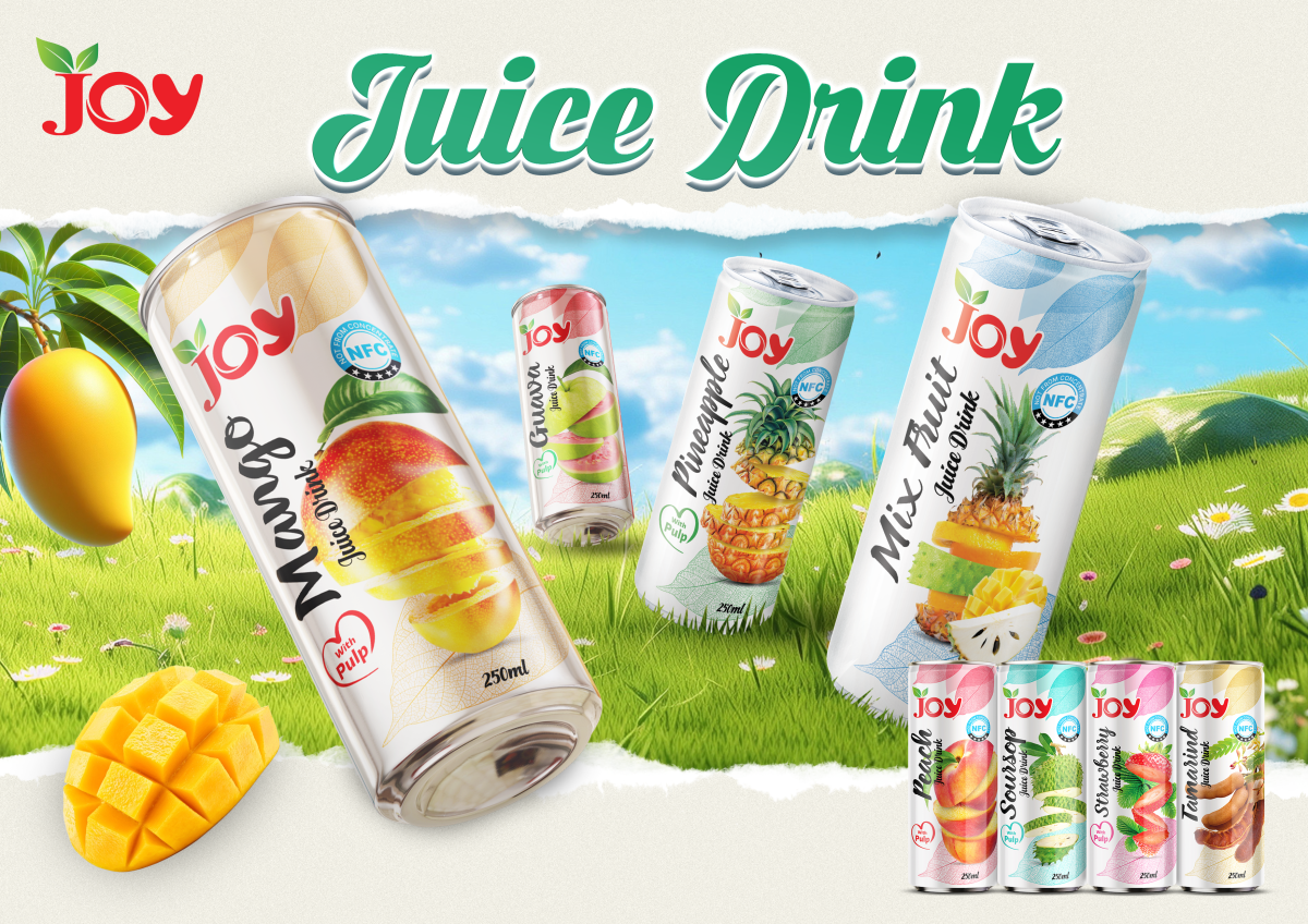 JOY Tropical Flavor Juice Drink 250ml | Premium Real NFC Juice