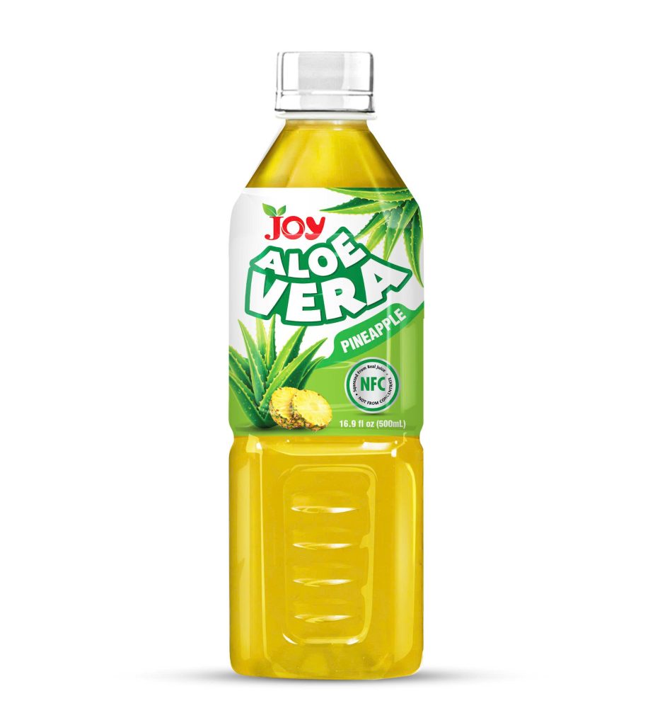 JOY Aloe Vera Pineapple Drink 500ml | Premium NFC Real Juice