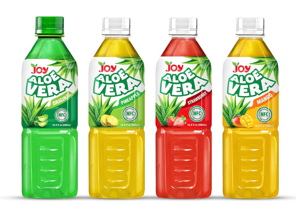 JOY Aloe Vera Tropical Flavor Drink 500ml | Premium NFC Real Juice