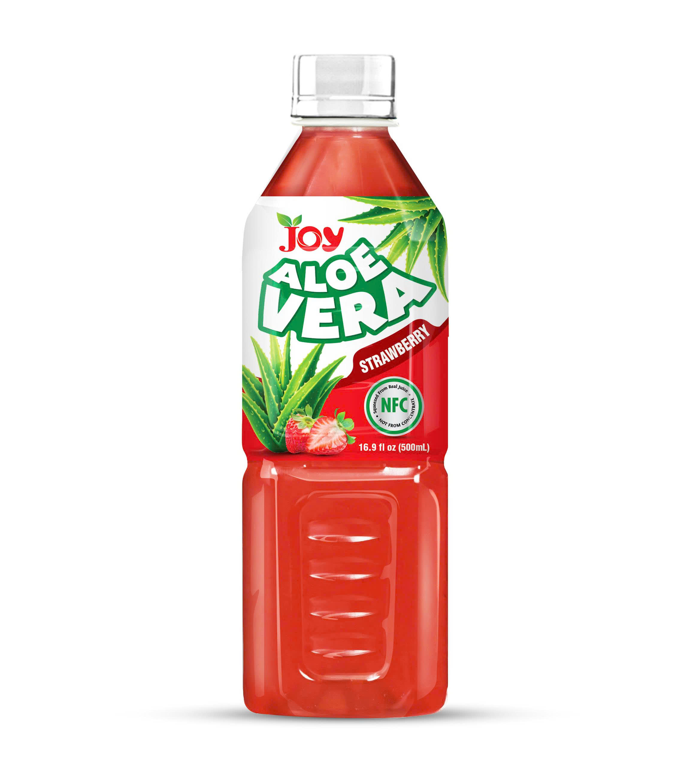 JOY Aloe Vera Strawberry Drink 500ml | Premium NFC Real Juice JOY Aloe Vera Strawberry Drink 500ml | Premium NFC Real Juice